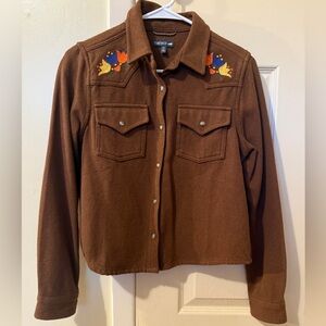 Toad&Co Brown Conifer Western Shirt